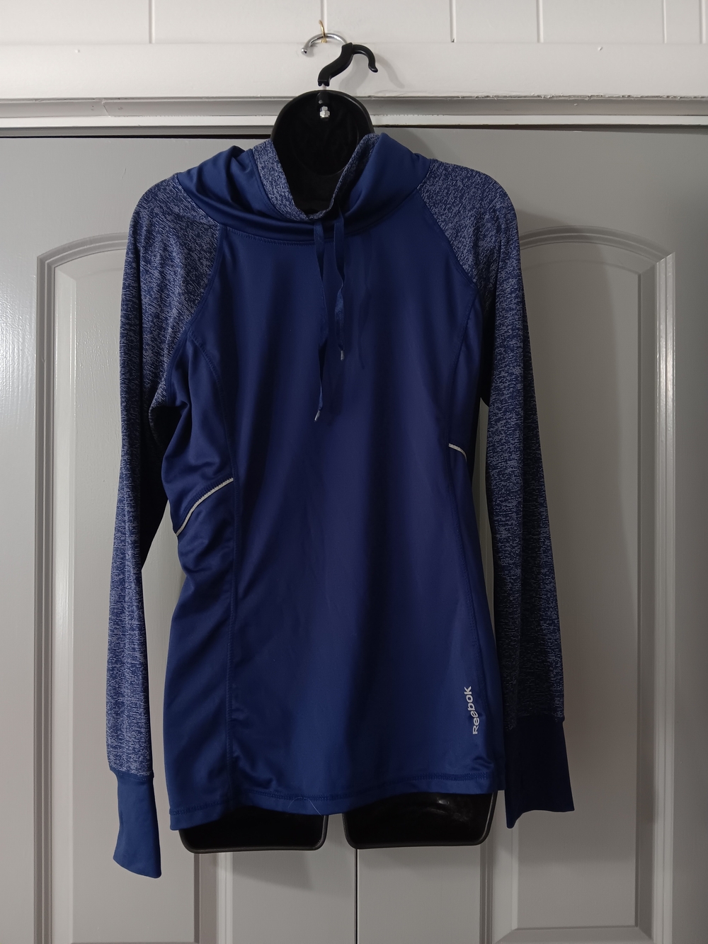 Reebok Navy Lightweight Blue Pullover Hoodie